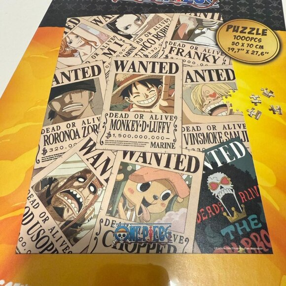 NWOT - ABYstyle One Piece Anime Wanted Poster Jigsaw Puzzle 1000 Pcs - Picture 9 of 16